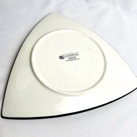 HausenWare Ceramic Triangle Wine & Cheese Platter Designed by Mary Jane Mitchell - Picture 4 of 4